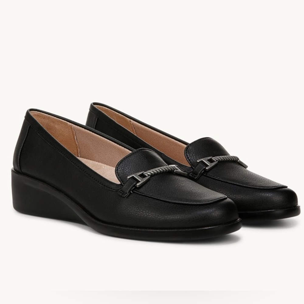LifeStride Jovial Bit Wedge Loafer - Size 7 (Brand New Without Box) 1 5/8” Heel
